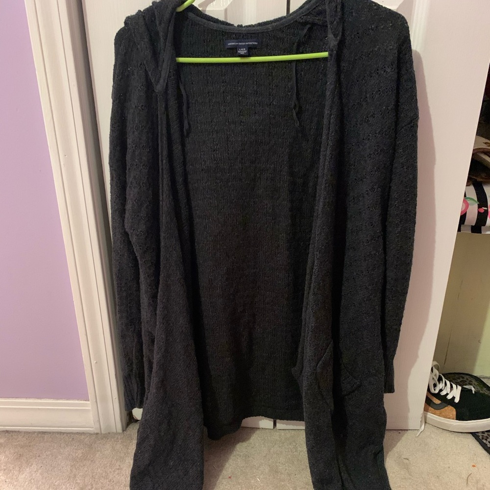 American eagle gray cardigan